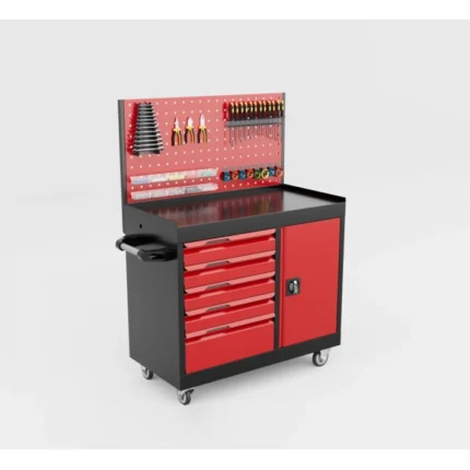 5 Çekmeceli Dolaplı Panolu Takım Arabası