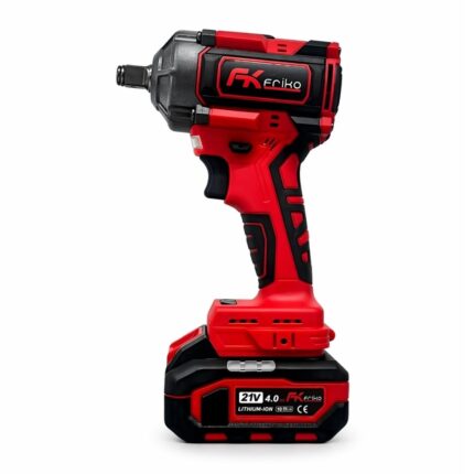 FK-FRİKO 1/2 Akülü Somun Sıkma ve Sökme Makinesi Çift Akülü 21V 4 Ah 380 Nm